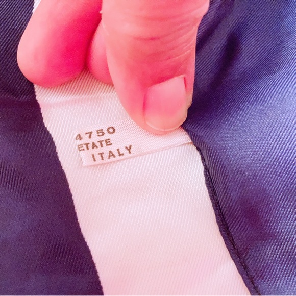 Vintage Designer Jaques Piaget Italian Scarf Luxury Monaco Fashion Style - Picture 3 of 4